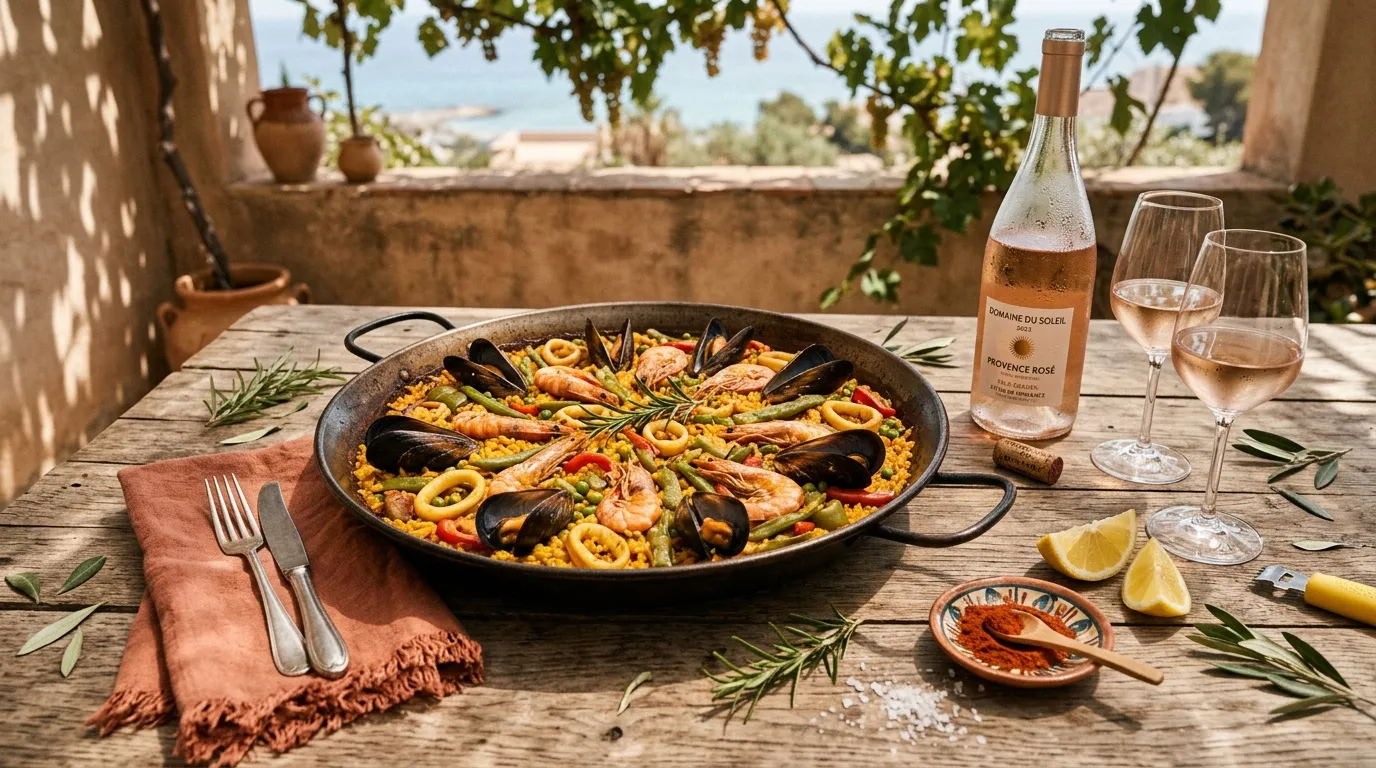 Quel vin avec la paella : nos meilleurs accords