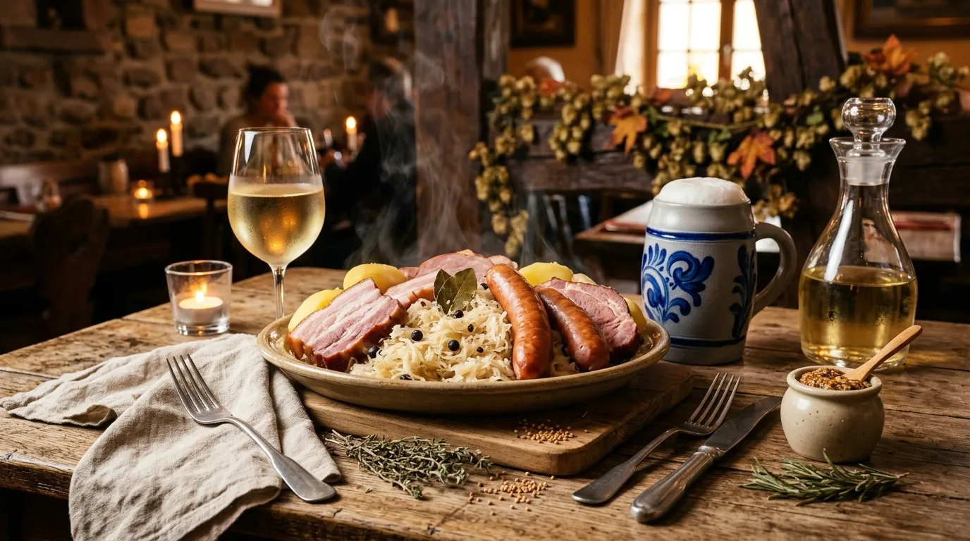 Que boire avec une choucroute : nos meilleurs accords