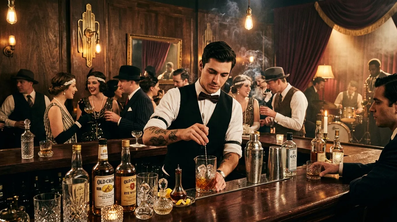 Prohibition cocktail : recettes et histoire de l'époque