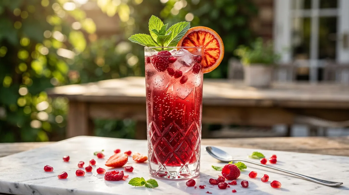 Cocktail sans alcool fruit rouge : recettes fraiches