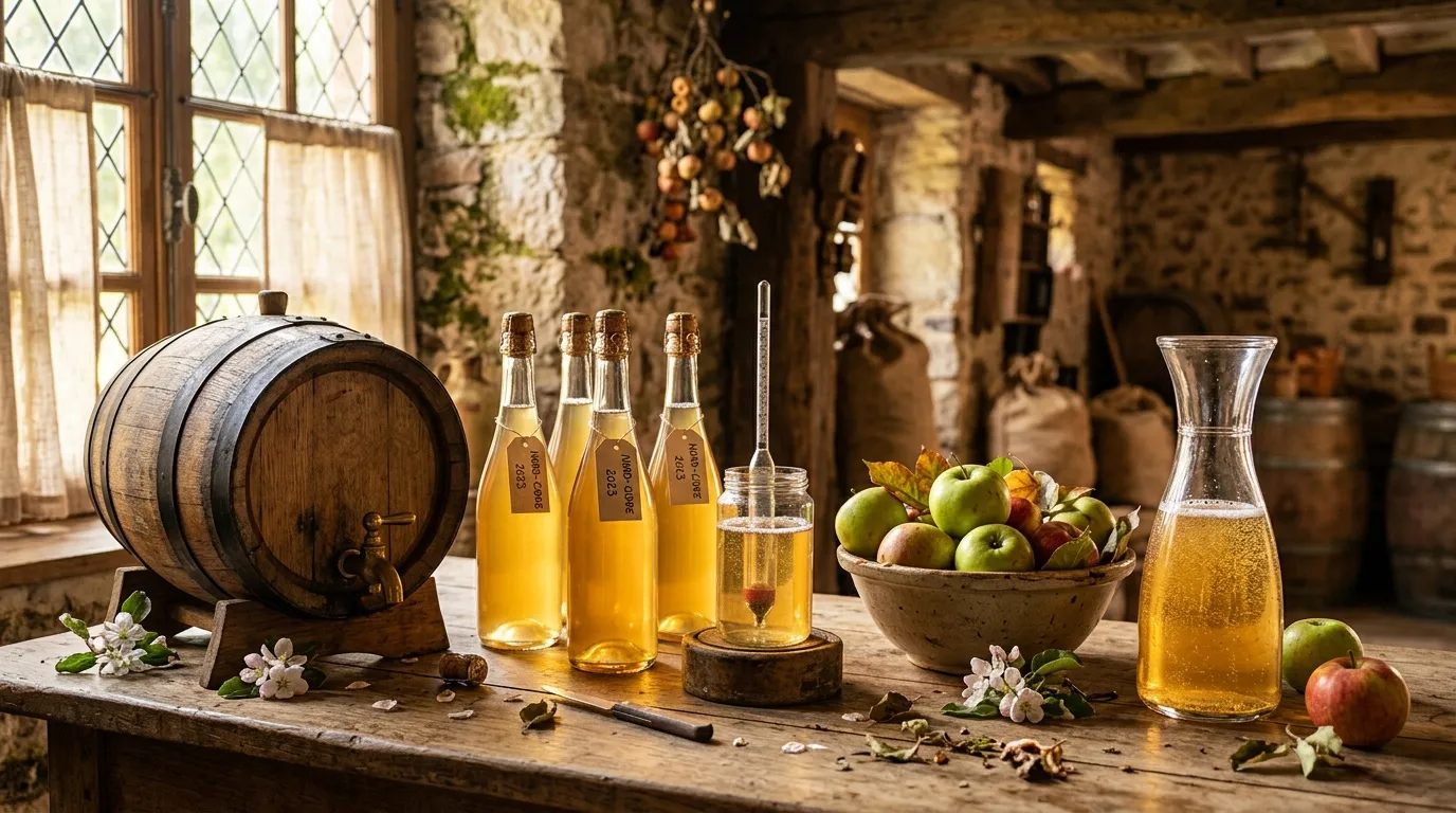 Taux alcool cidre : degré et fermentation expliqués