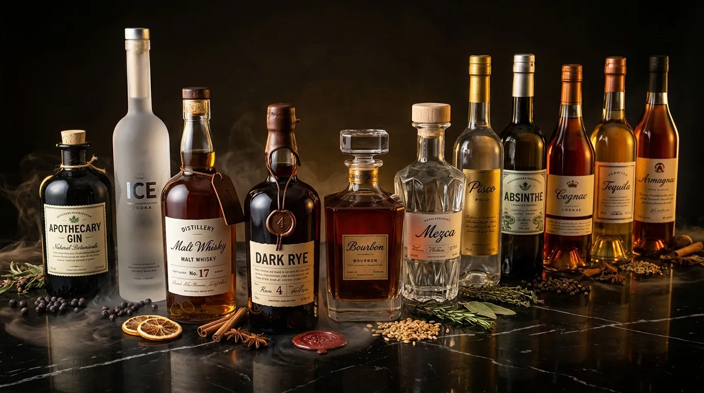 Alcools les plus forts : le classement complet