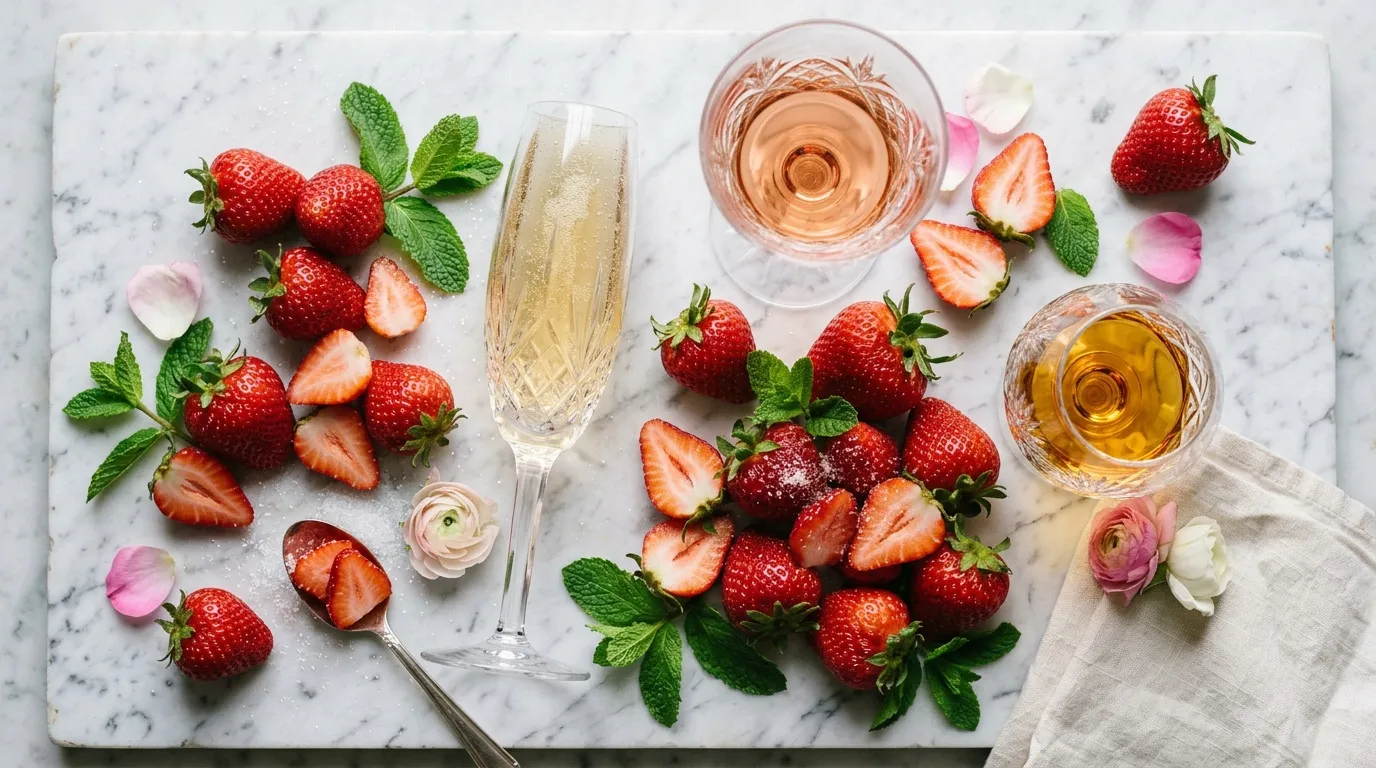Quel alcool avec les fraises : nos meilleures associations