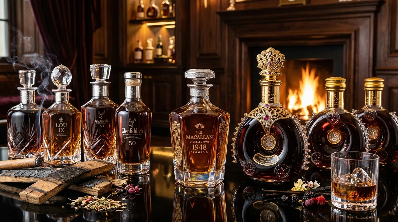 Alcool le plus cher du monde : découvrez les bouteilles de luxe