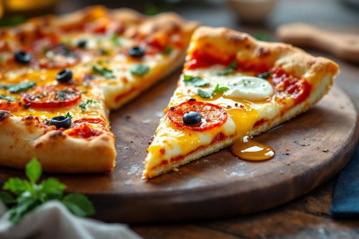 Calories de la pizza chèvre miel : valeur nutritionnelle et apport énergétique complet