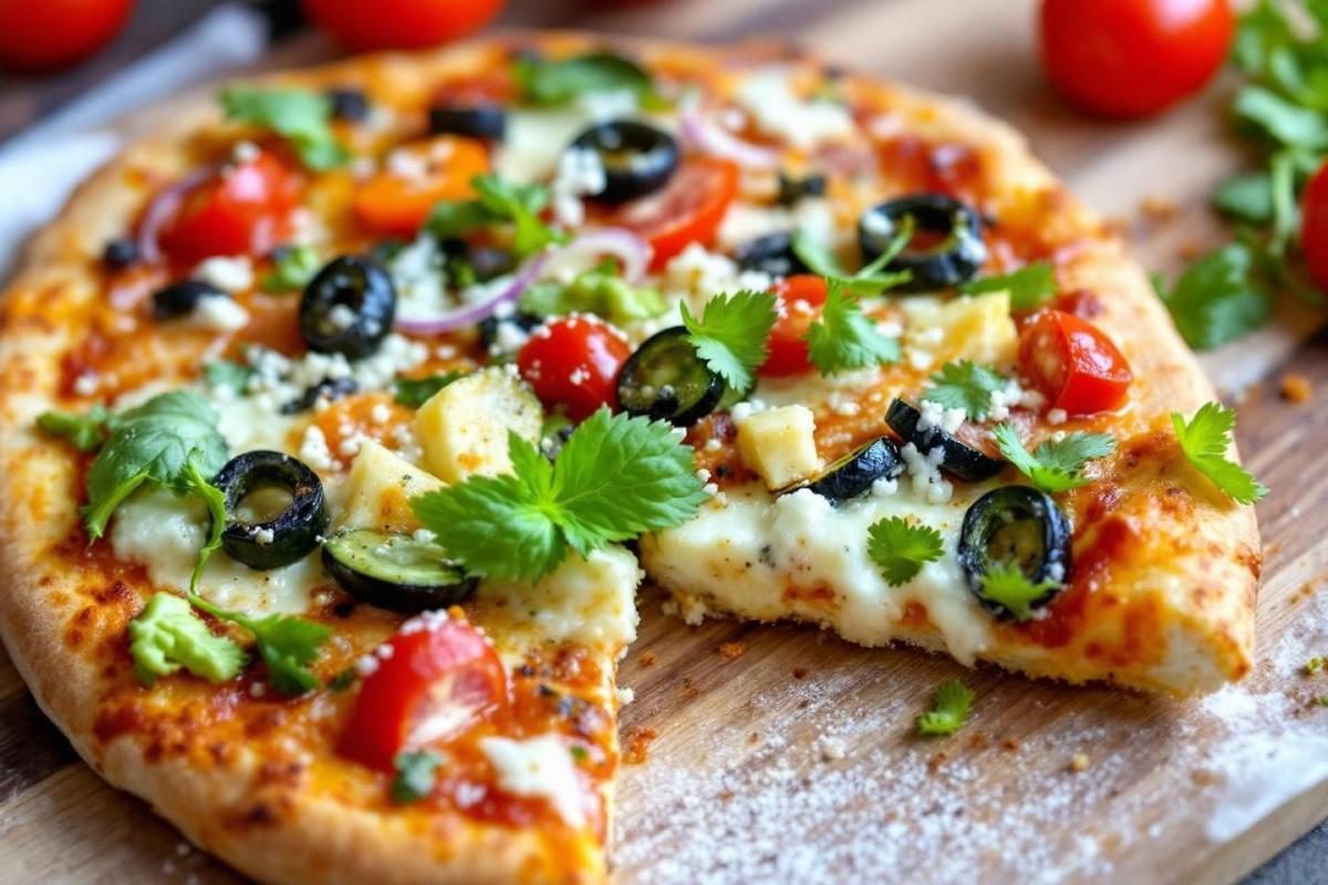 Calories pizza végétarienne : valeurs nutritionnelles et apports énergétiques par part