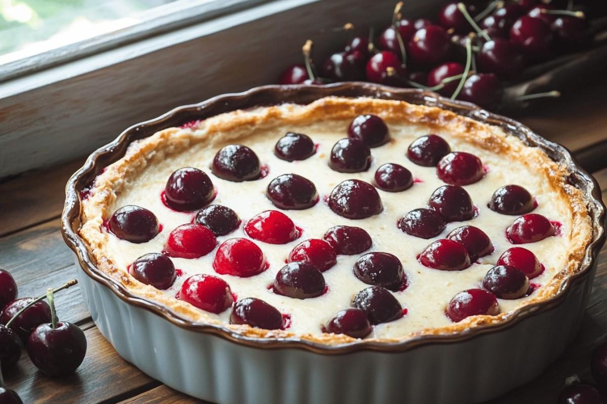Clafoutis aux cerises facile et moelleux : recette traditionnelle française incontournable