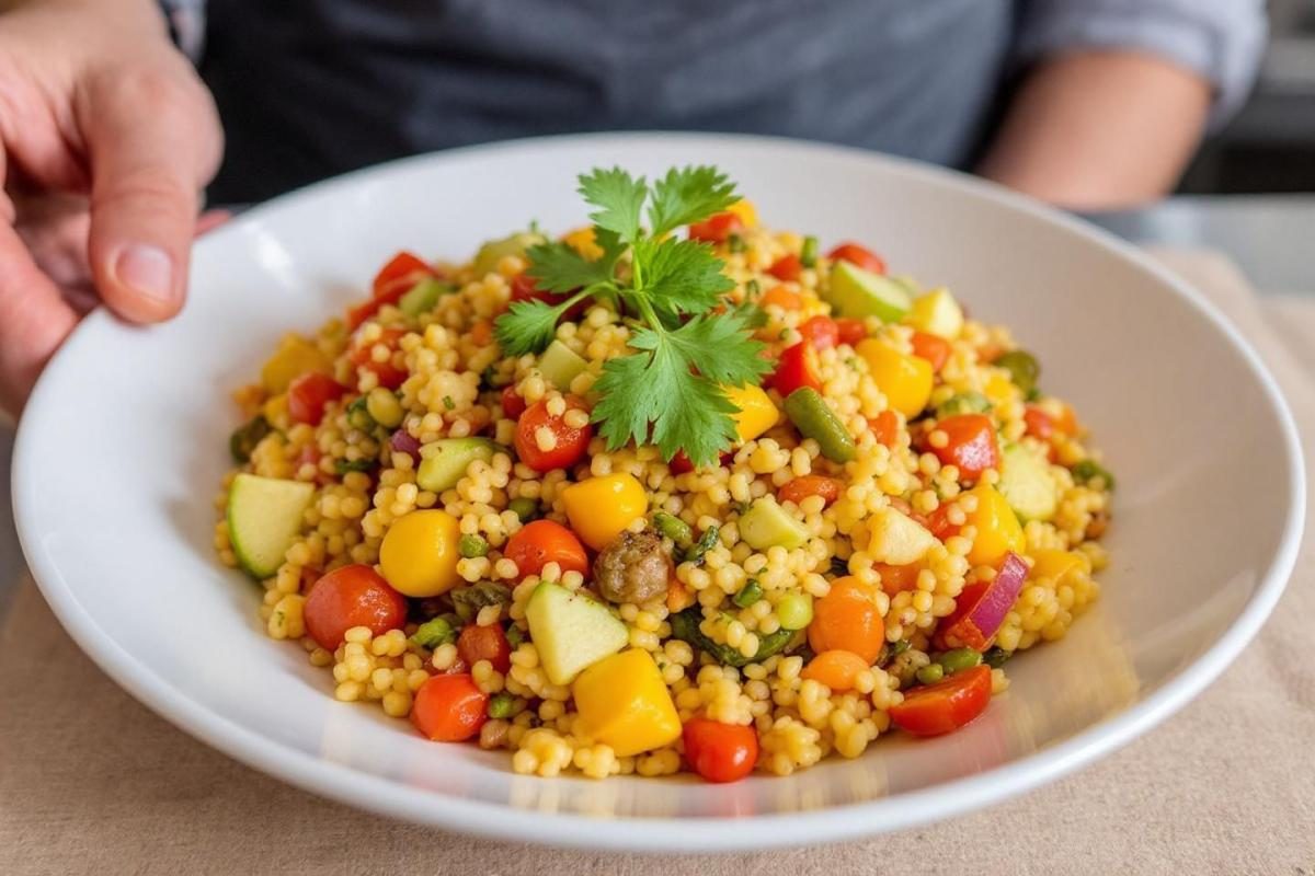 Ce couscous végétarien fait un carton : la recette secrète du chef N-Zem dévoilée