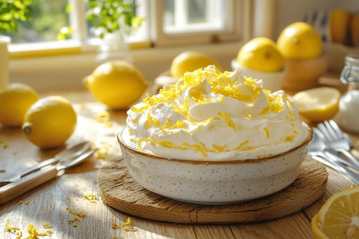 Crème citron maison : recette facile et onctueuse pour un dessert gourmand et rafraîchissant