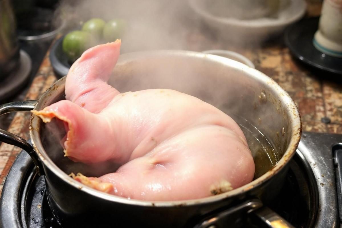 Cuisson langue de porc : recette facile et temps de cuisson pour une viande tendre et savoureuse