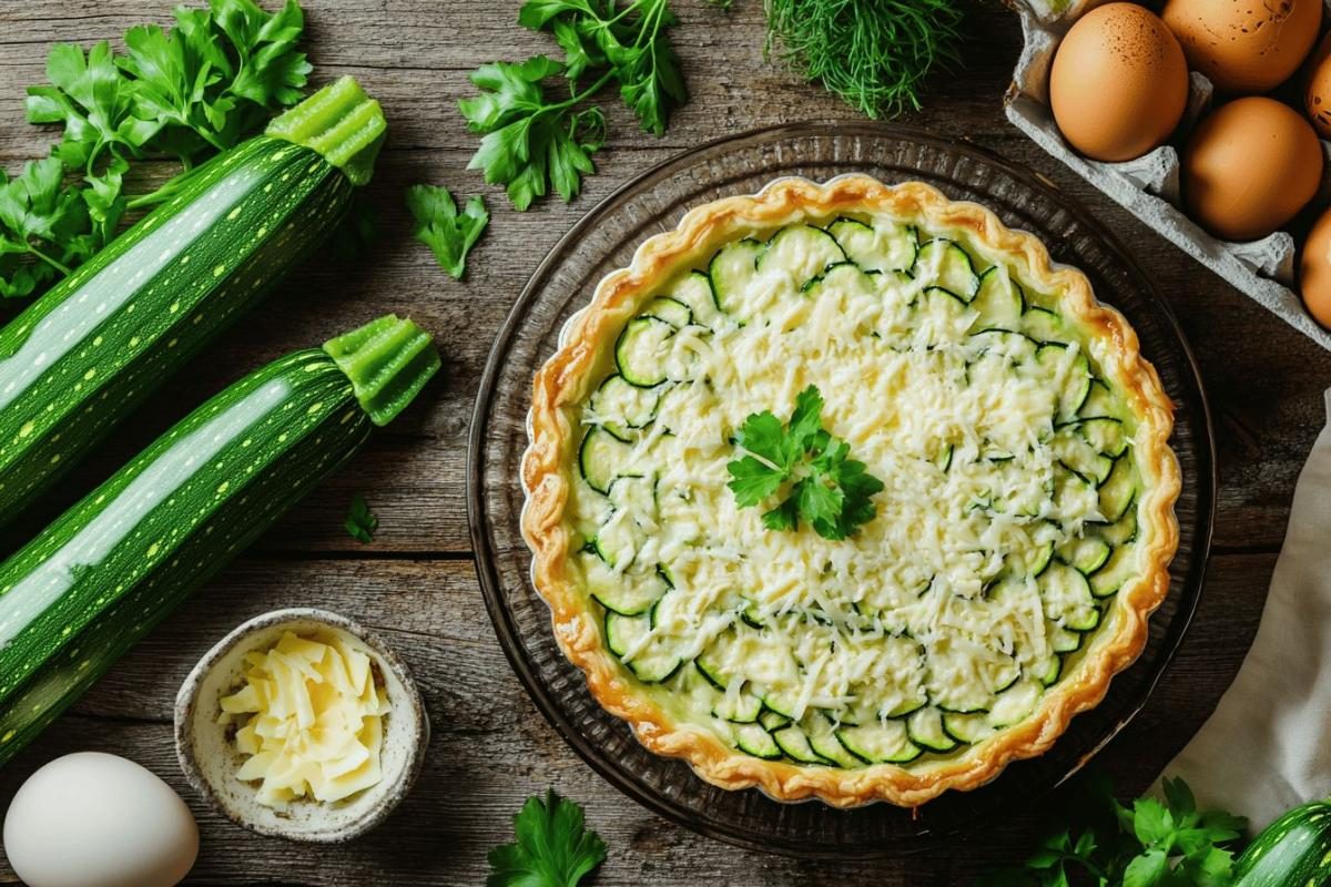 Flan de courgette moelleux : recette facile et délicieuse pour toute la famille