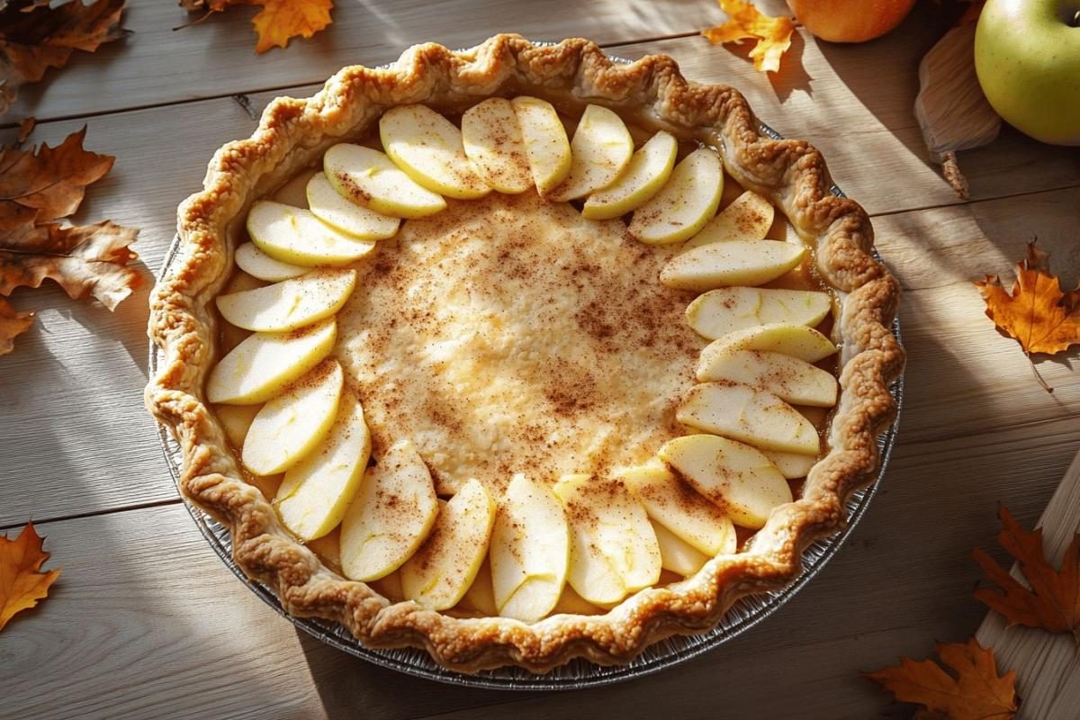 Je fais ma tarte aux pommes avec 4 ingrédients et elle disparaît en 10 minutes !