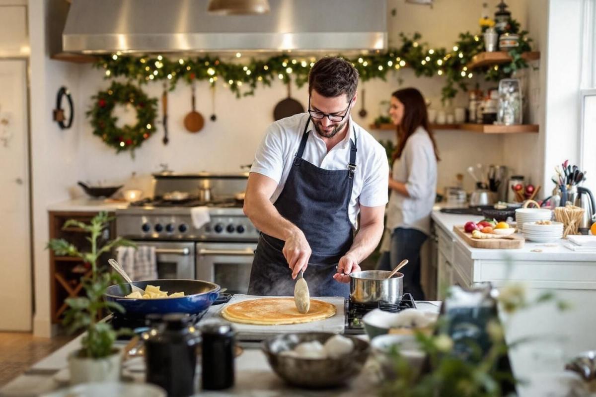 Je fais mes crêpes comme Cyril Lignac et tout le monde m'en redemande