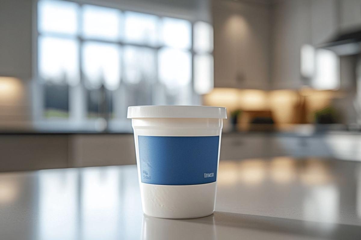 Je mélange 1 yaourt nature avec ça et j'obtiens le gâteau le plus moelleux