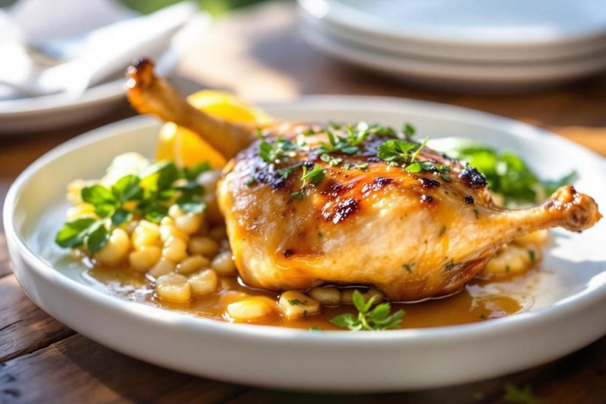 Je prépare mon suprême de pintade au miel comme ça, et mes invités en redemandent