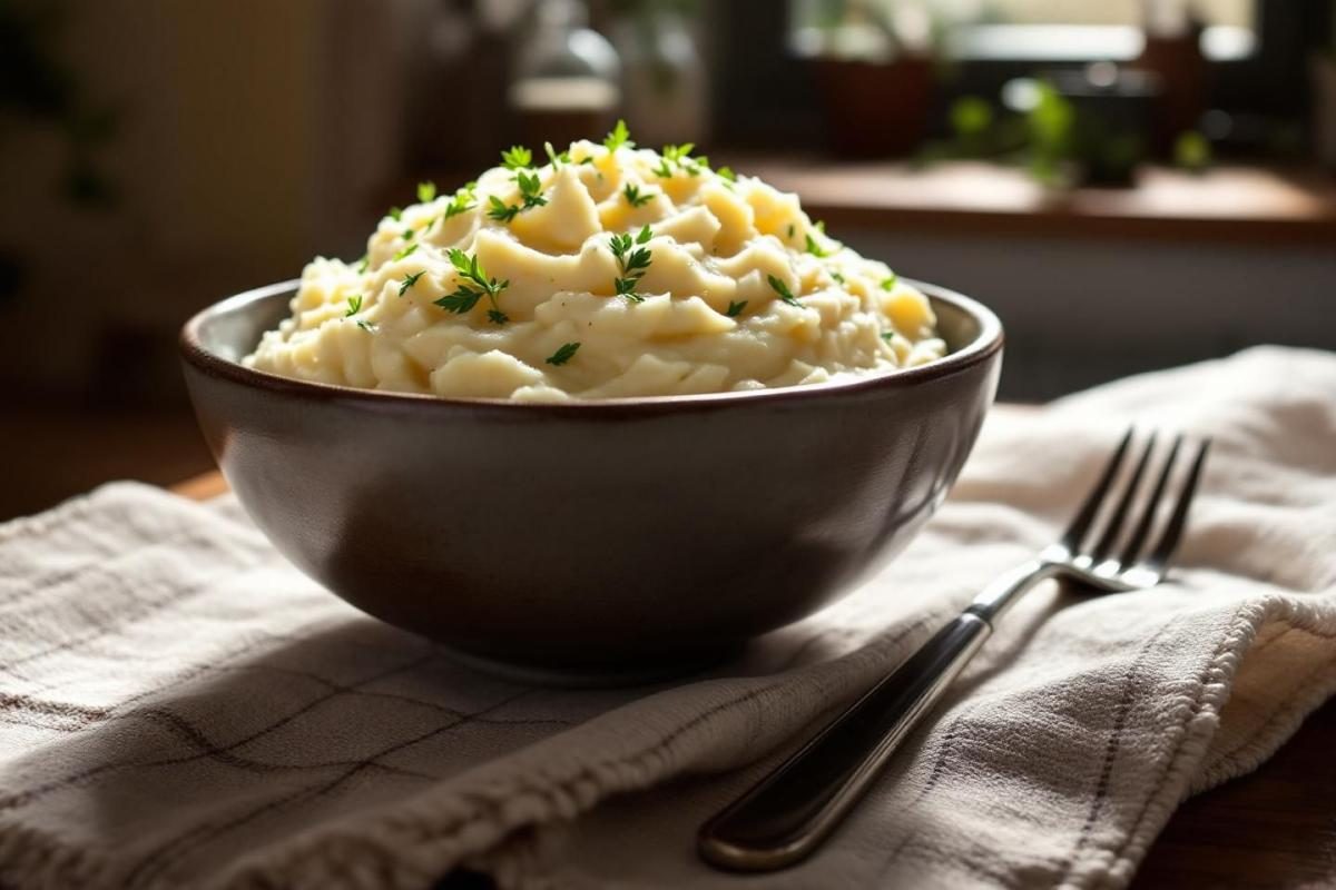 Ma purée à l'ail et aux herbes qui fait fureur à chaque repas de fête