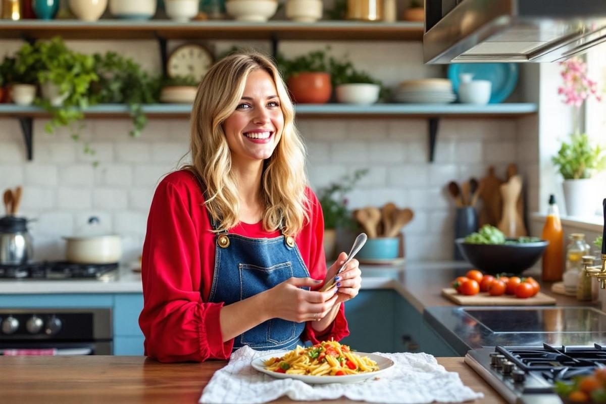 Mon fils réclame ces pâtes tous les soirs" : la recette secrète de Julie Andrieu