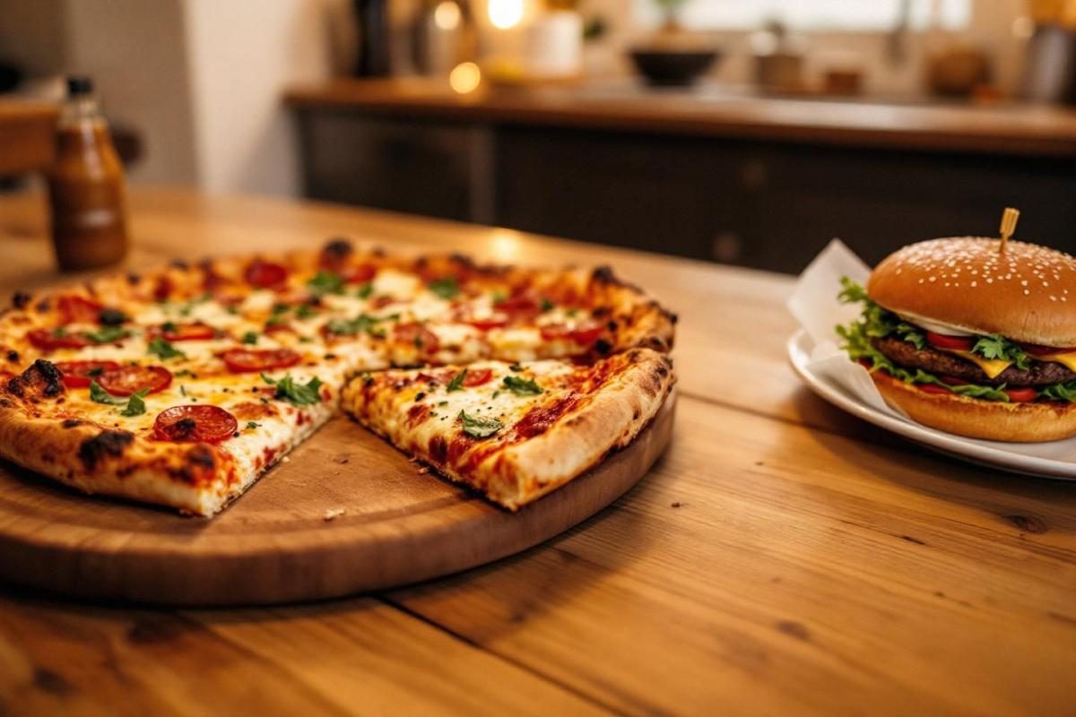 Pizza ou burger : quel choix faire pour votre repas gourmand ?