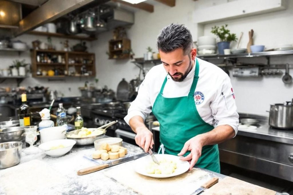 Matías Ochoa prépare de délicieux gnocchis à la sauce tomate avec la recette de sa grand-mère