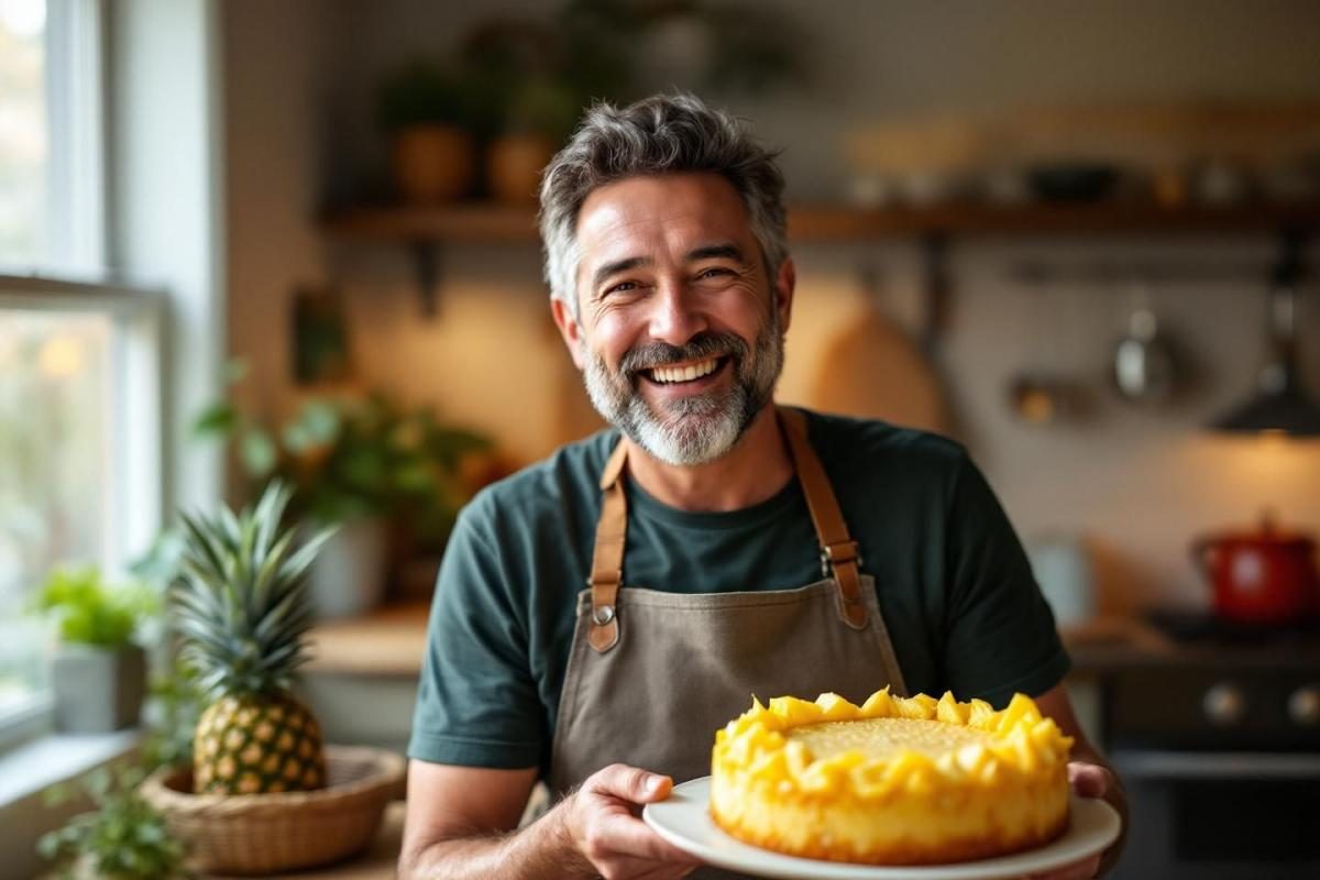 Cyril Lignac partage sa délicieuse recette du gâteau renversé à l'ananas